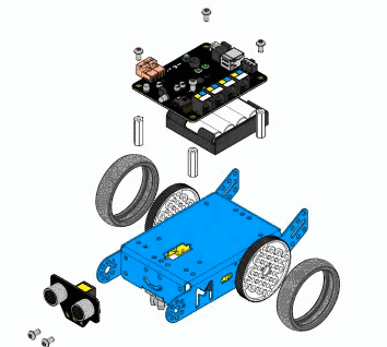 assemblare mbot